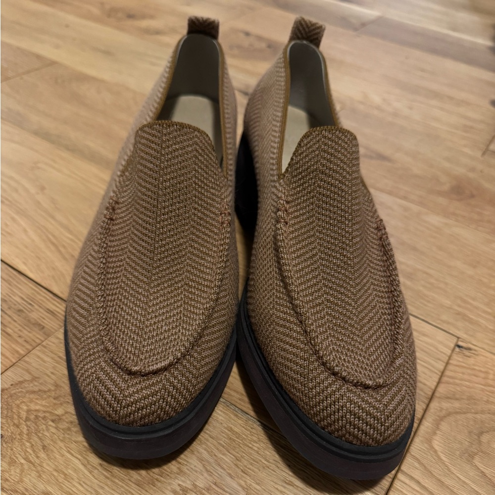 Rothy's Lug Loafer in Teak Herringbone